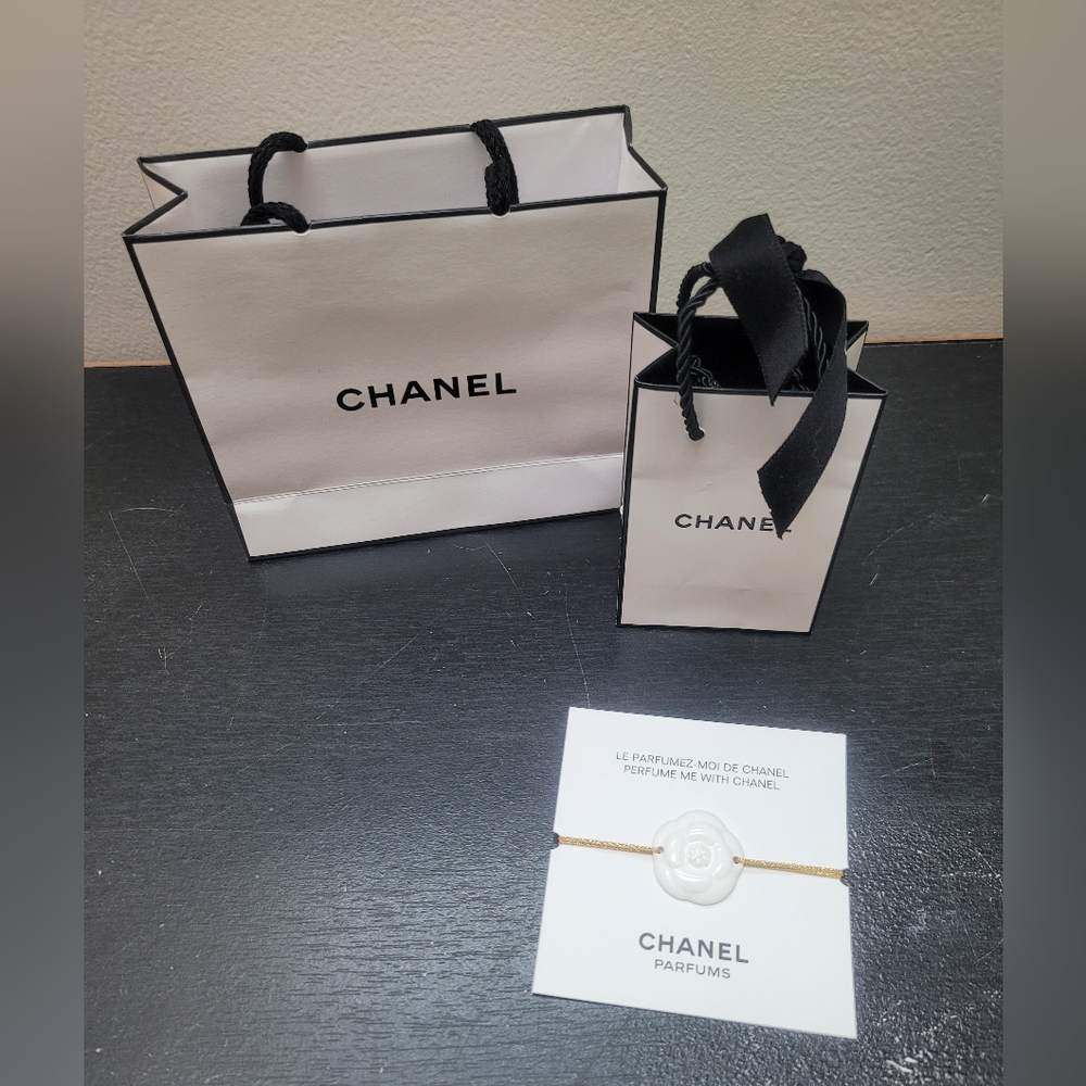 Chanel White Camellia Aroma Bracelet